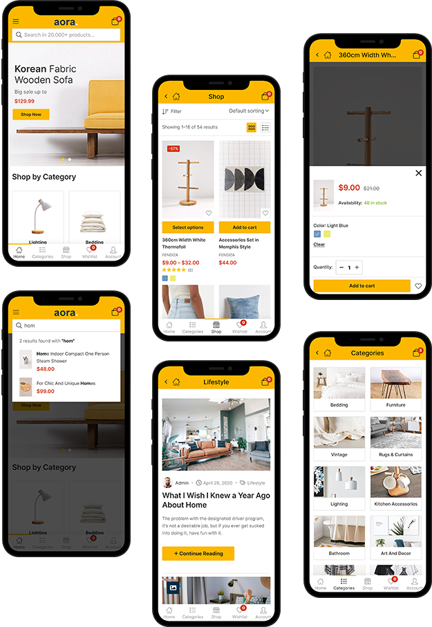 Aora - Home & Lifestyle Elementor WooCommerce Theme