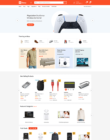 Besa - Elementor Marketplace WooCommerce Theme