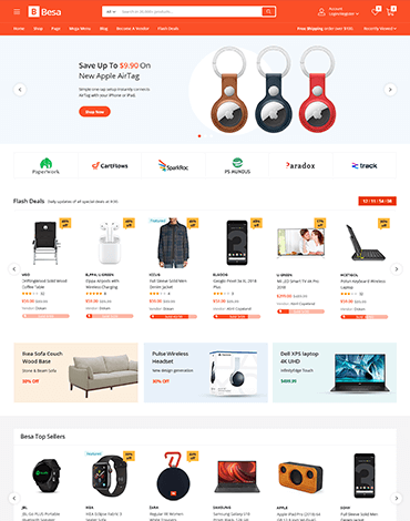 Besa - Elementor Marketplace WooCommerce Theme