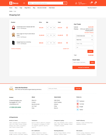 Besa - Elementor Marketplace WooCommerce Theme