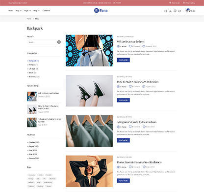 Fana - Elementor Marketplace WooCommerce Theme