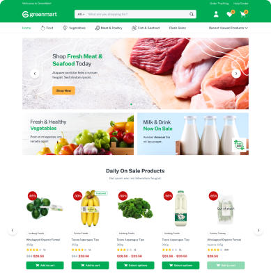 GreenMart – Organic & Food WooCommerce WordPress Theme