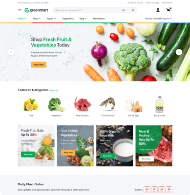 GreenMart – Organic & Food WooCommerce WordPress Theme