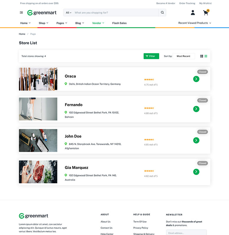 GreenMart – Organic & Food WooCommerce WordPress Theme