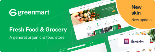 GreenMart – Organic & Food WooCommerce WordPress Theme