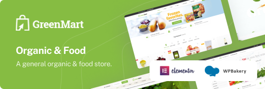 GreenMart – Organic & Food WooCommerce WordPress Theme