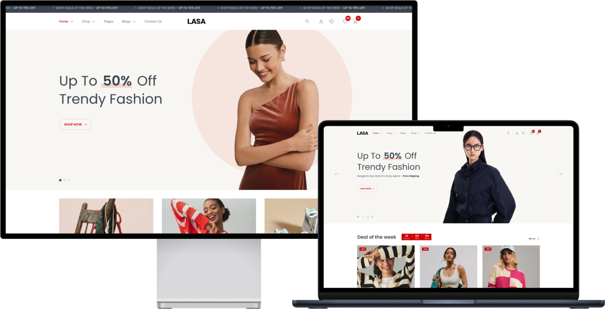 Lasa - Creative Minimal WooCommerce WordPress Theme