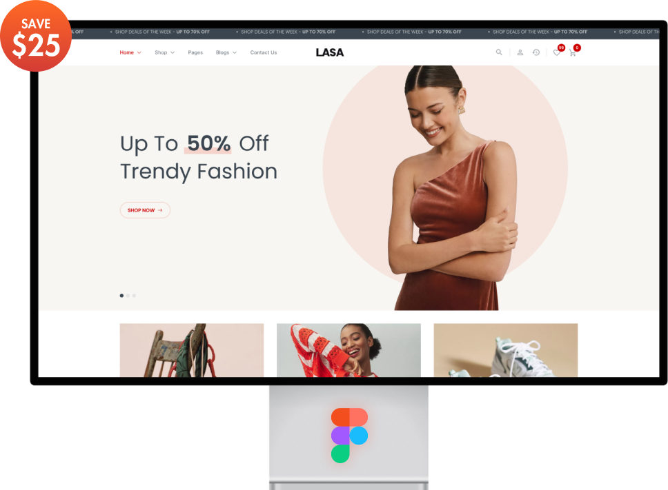 Lasa - Creative Minimal WooCommerce WordPress Theme