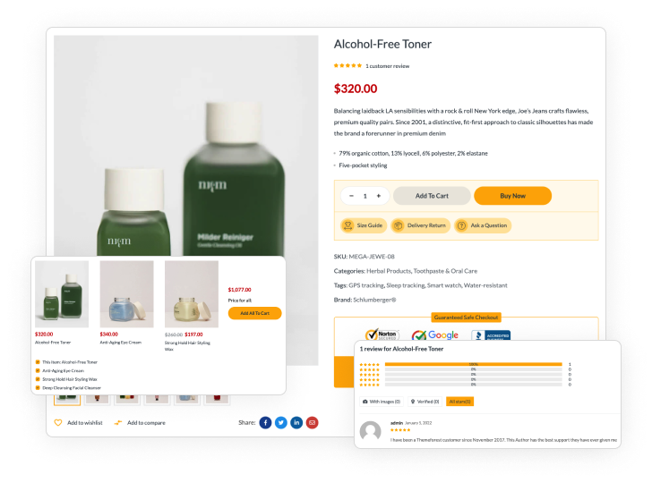 Ruza - Beauty Cosmetics Shop WordPress Theme