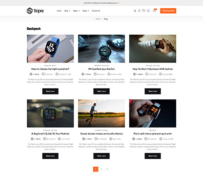 Sapa - Elementor Marketplace WooCommerce Theme